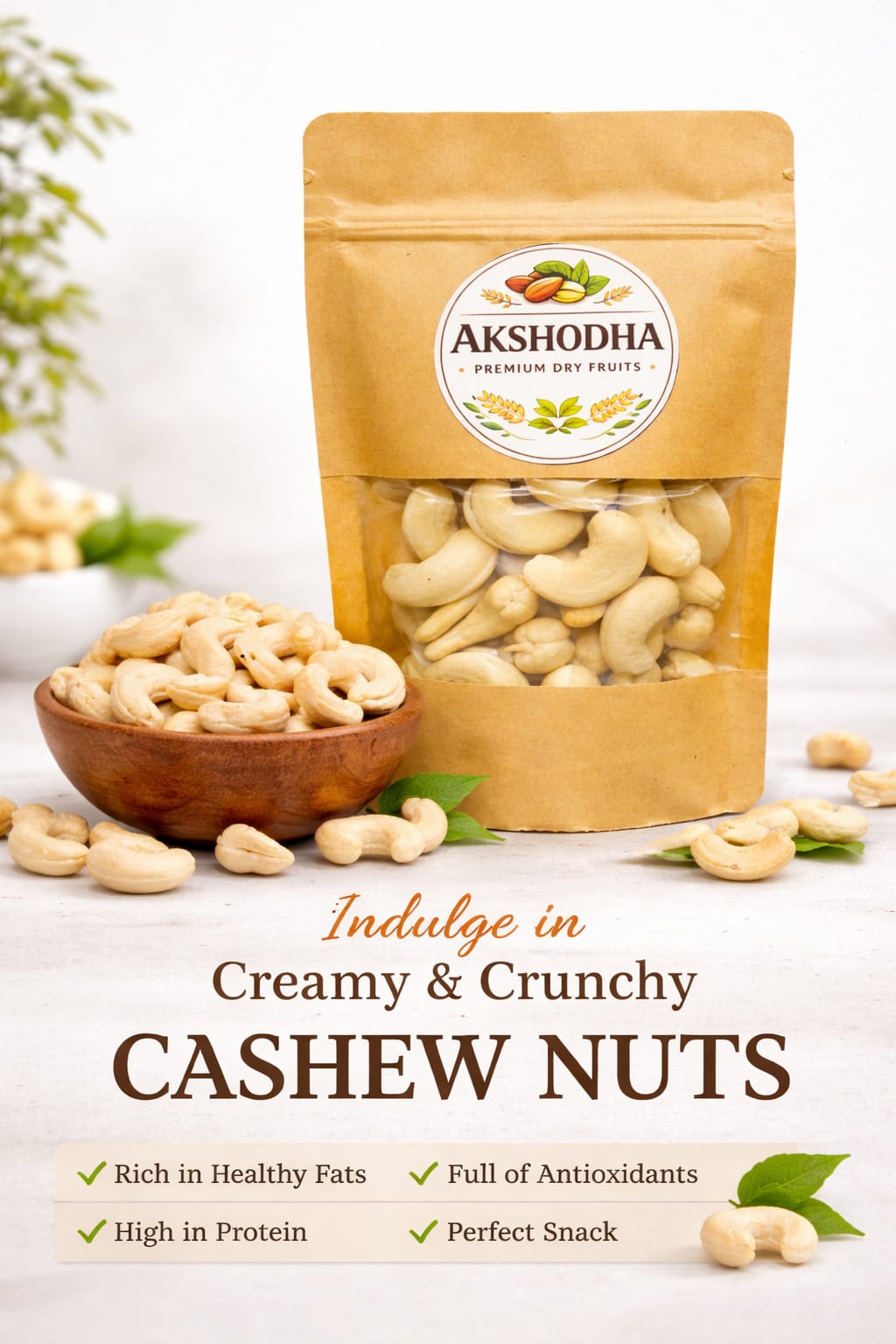 Mangalore Cashews - W210 (500g)