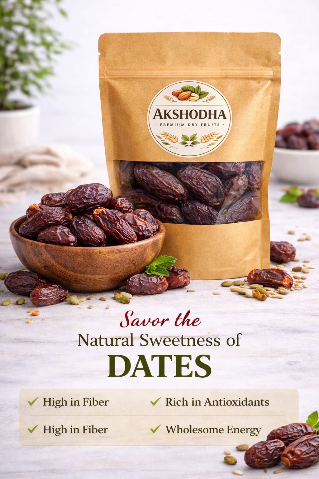 Medjoul Dates - Jumbo Size (500g)